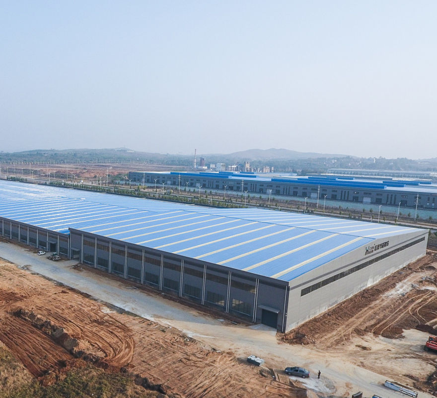 Maßgeschneiderte Struktur De Acero vorgefertigte Halle Gebäude Stahlkonstruktion Q355B Lagerwerk in China