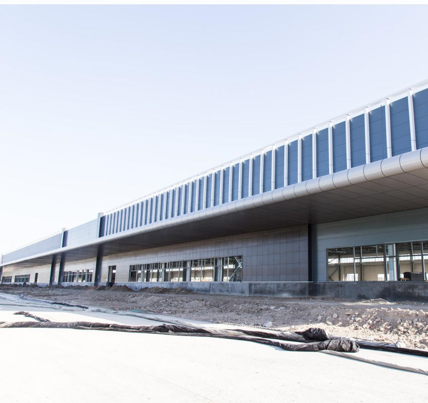Q235 Baukörper aus Stahl Werkstatt Garage Fertigbauten Metallkonstruktionen Schneefestig