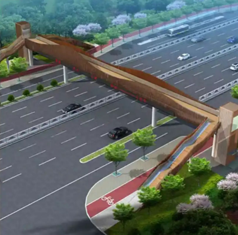 200-Typ Modular Stahlbrücken vorübergehende Stahl Bailey Brücke Antiseismische
