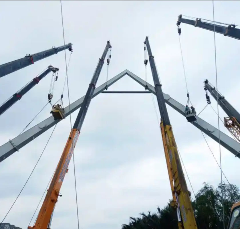 200-Typ Modular Stahlbrücken vorübergehende Stahl Bailey Brücke Antiseismische
