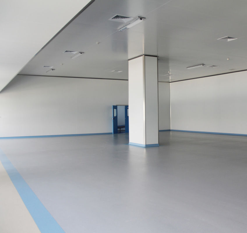 Stahlkonstruktion Lagerhaus und Krankenhaus Gebäude Große Säule Industrie Isolationsraum Staubfreie Anlage Stahlkonstruktion
