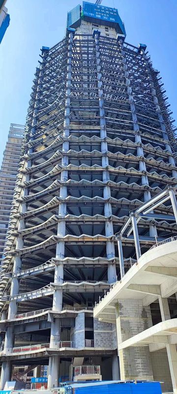 Großfläche Langlebig schneller Bau Fertigbau Schwerstahlkonstruktion Hochhaus mit ISO9001