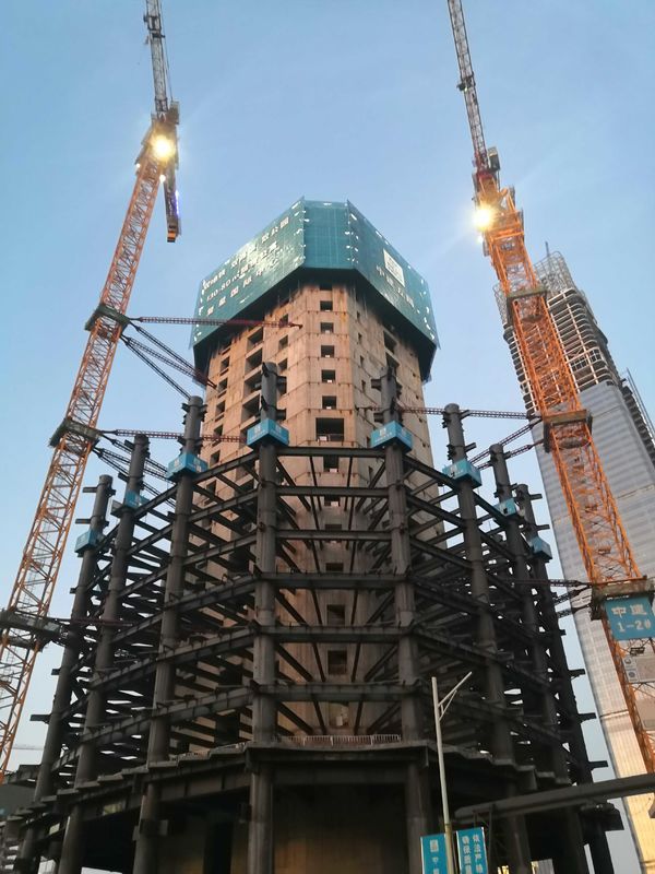 Großfläche Langlebig schneller Bau Fertigbau Schwerstahlkonstruktion Hochhaus mit ISO9001