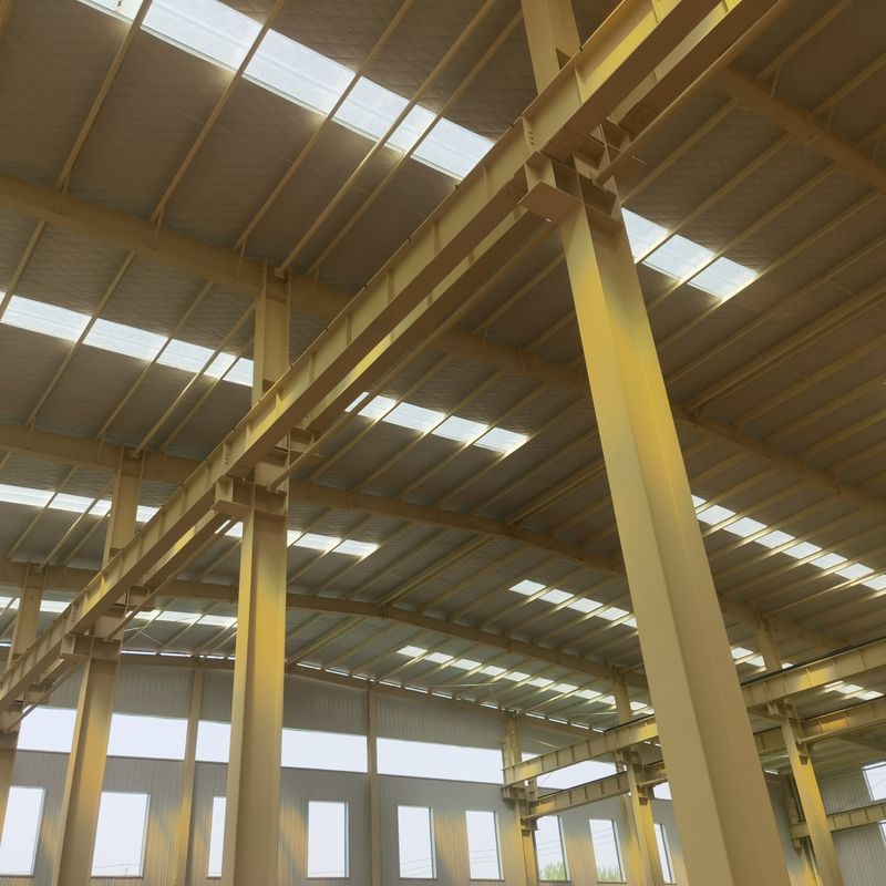 Niedrige Kosten Einfache Installation Fertigwerk Fertigwerk Stahlkonstruktionsrahmen Industriewerkstatt für Möbelindustrie