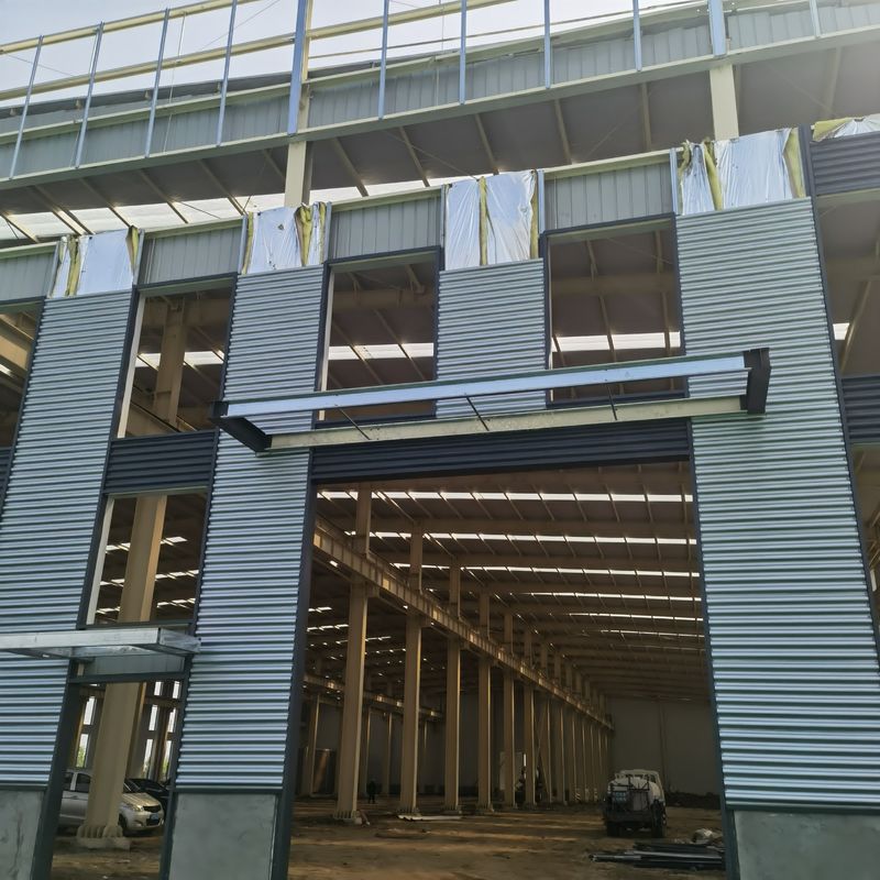 Moduläres, individuell angepasstes, vorgefertigtes, leichtes Stahlkonstruktionsgebäude, Industriegebäude, Handelsgebäude, Hangarwerkstatt