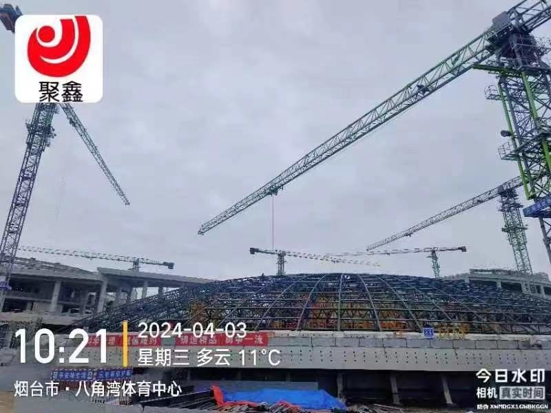 Leichte Stahlrahmenherstellung Schnelle Installation Metallkonstruktion Vorkonstruktion Sport-Turnhalle Außenstadion Gebäude